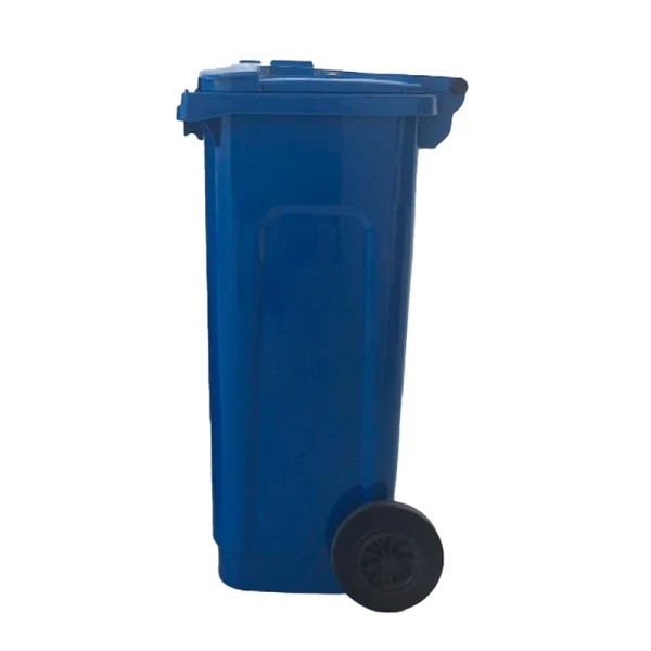 Бак для мусора 120л 48*55*100см пластик Profi на колесах синий (1) Бак для мусора 120л 48*55*100см пластик Profi на колесах синий (1)