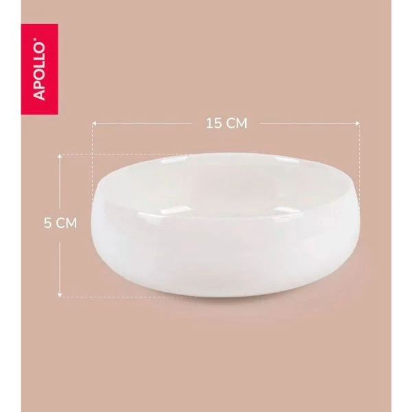 Салатник 800мл 15см фарфор Rondo RND-15 (6)