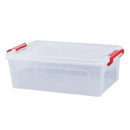 Контейнер для хранения 10,5л 42,7*28,9*13,8см пластик Прозрачный прямоугольный (19)