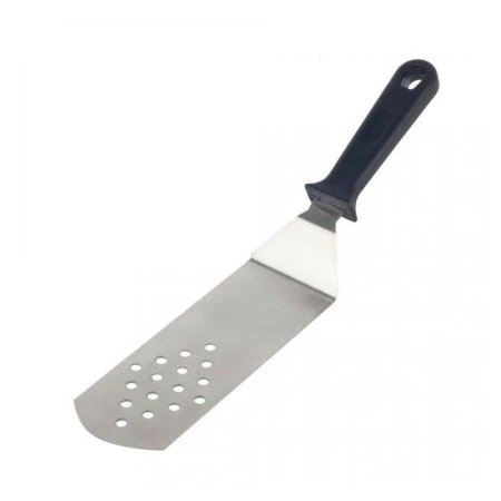 Лопатка кулинарная перфорированная 37,5*7,6см нерж.сталь пласт.ручка 13,3см КТ-ПФ-ЛП-06 (12/48)