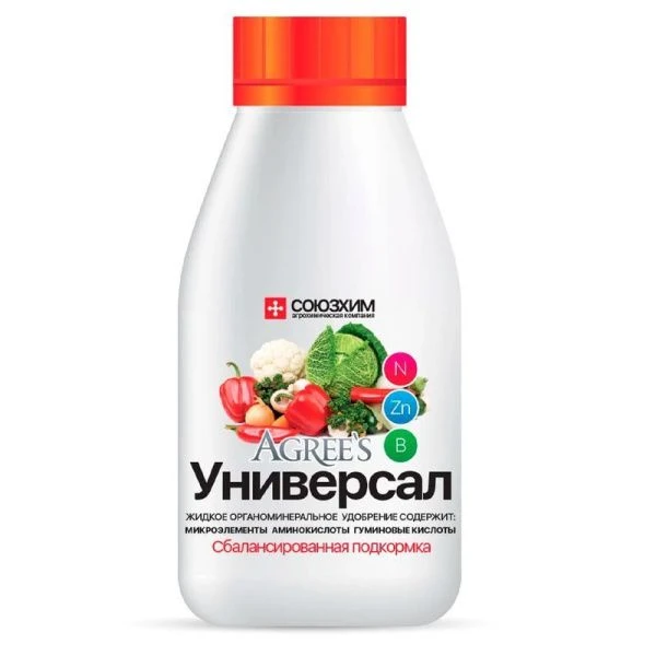 Удобрение жидкое органоминеральное 250мл Универсал (20)