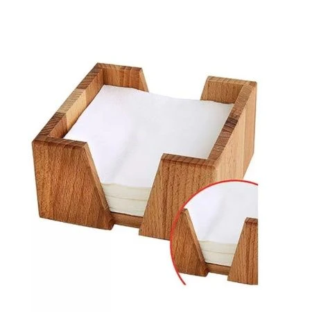 Салфетница № 3 14*14*7см бук (28)