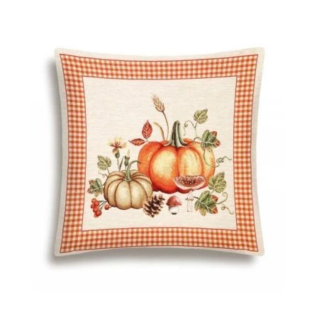 Наволочка декоративная 44*44см гобелен ТЫКОВКИ клетка