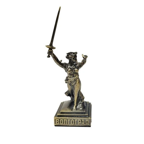 Статуэтка РОДИНА-МАТЬ 11см металл бронзовая 006-010-80-BR (1)
