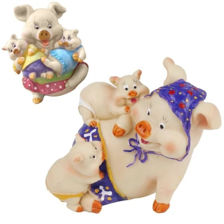 Копилка Свинка полистоун 14*10см 2 вида Z-066/JC-9864 (98) Копилка Свинка полистоун 14*10см 2 вида Z-066/JC-9864 (98)