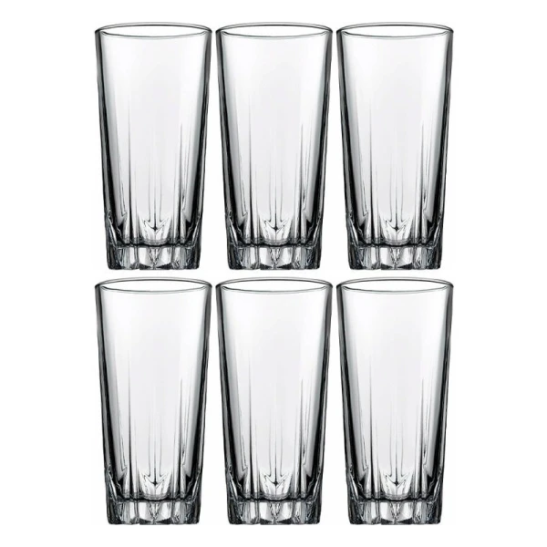 Стаканы для коктейля набор 6шт 330мл стекло КАРАТ (8)