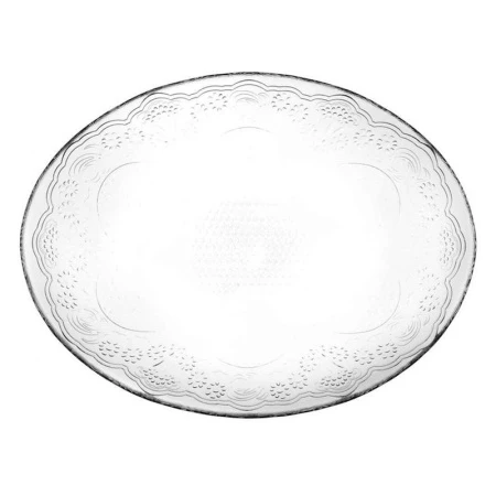 Тарелка глубокая 36*25,7см стекло ЛЕЙСИ овальная (12)