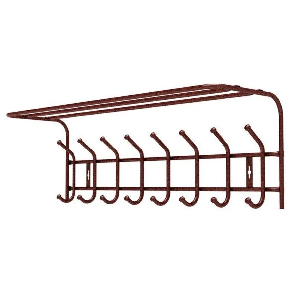 Вешалка с полкой настенная 
808*262*245мм металл медный антик ВП8М (5)