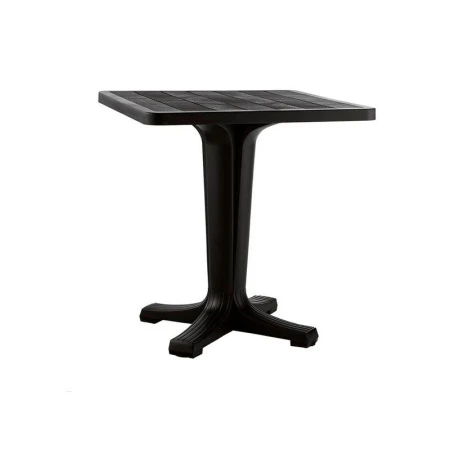 Стол квадратный пластик Прованс 70*70см на одной опоре h70см шоколадный (1) Стол квадратный пластик Прованс 70*70см на одной опоре h70см шоколадный (1)