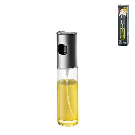 Распылитель для масла 100мл нерж.сталь/стекло Spice SPC-02 (12)