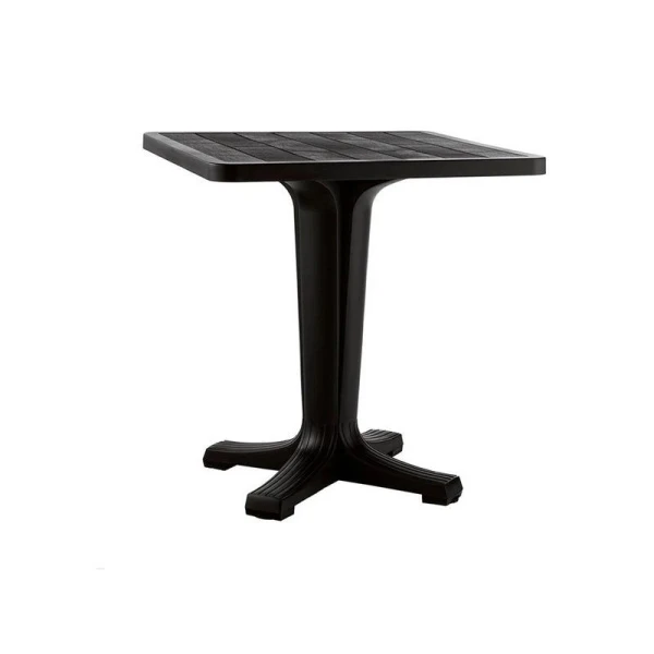 Стол квадратный пластик Прованс 70*70см на одной опоре h70см шоколадный (1) Стол квадратный пластик Прованс 70*70см на одной опоре h70см шоколадный (1)