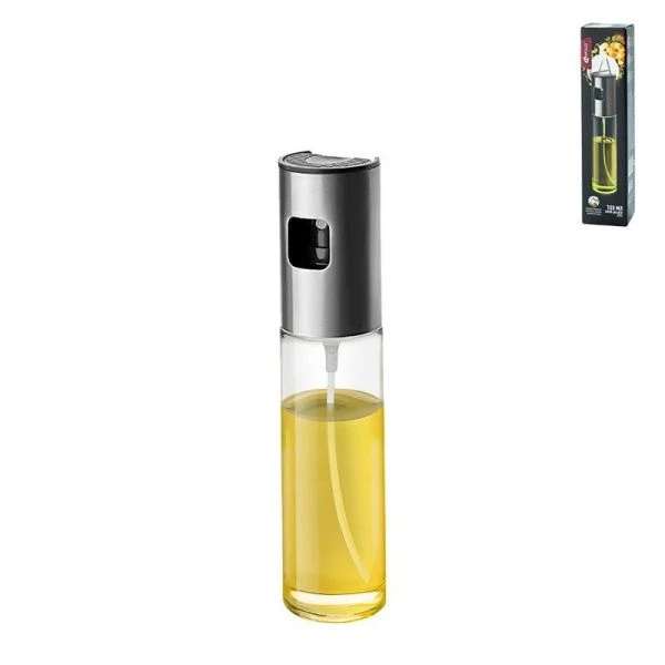 Распылитель для масла 100мл нерж.сталь/стекло Spice SPC-02 (12)