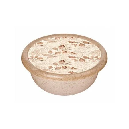 Миска 2,1л пластик Palermo с крышкой бесцветный флэк (24) 221161001/02