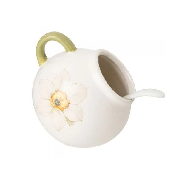 Солонка с ложкой 170мл 9,5*10см керамика Sunday (48)