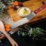 Шпатель для крема 25см нерж.сталь с деревянной ручкой