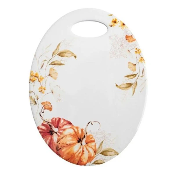 Подставка под горячее 20*15см керамика/пробка белая Тыквы Light pumpkin ANLAF-YUXIN-140