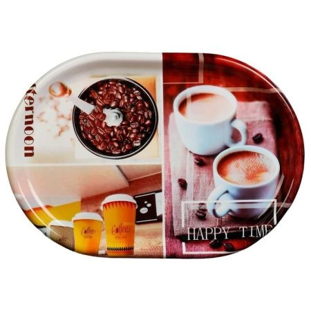 Поднос 43*31см пластик овальный 4833 (60)