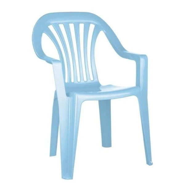 Стул детский 370*360*550мм пластик голубой/светло-голубой (5/10)