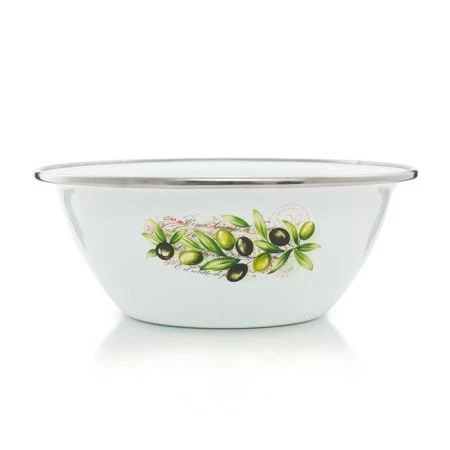 Миска 600мл эмаль ОЛИВЫ ТОСКАНЫ (18)