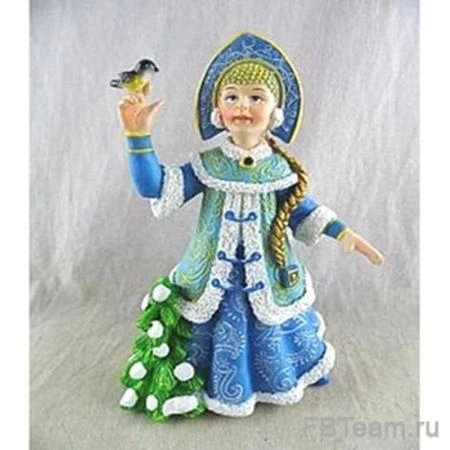 Фигурка новогодняя СНЕГУРОЧКА 14см 'KB1834 (2-36)