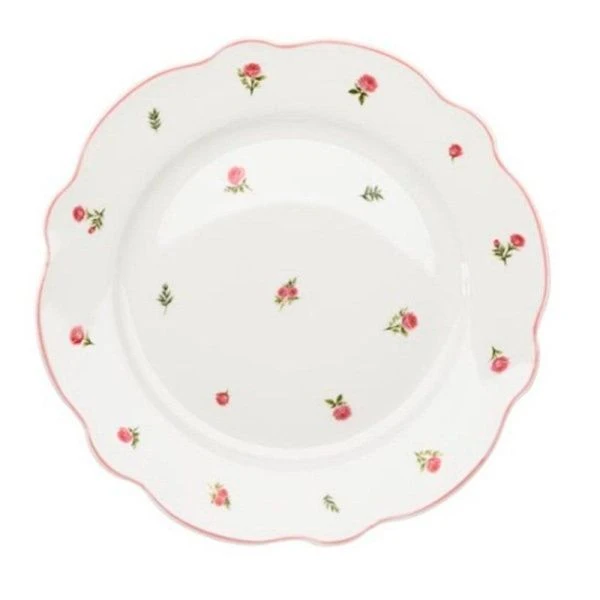 Тарелка мелкая 19см фарфор French rose десертная FRR-07 (48)