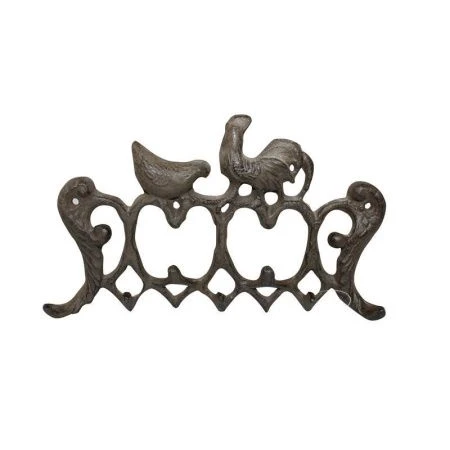 Вешалка 5 крючков чугун 22*14*2см Курицы OT-30354 (42)