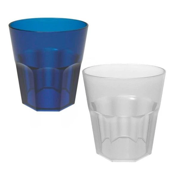 Стакан 100мл пластик граненый (24)