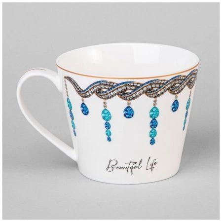 Кружка 450мл фарфор BEAUTIFUL LIFE (24)