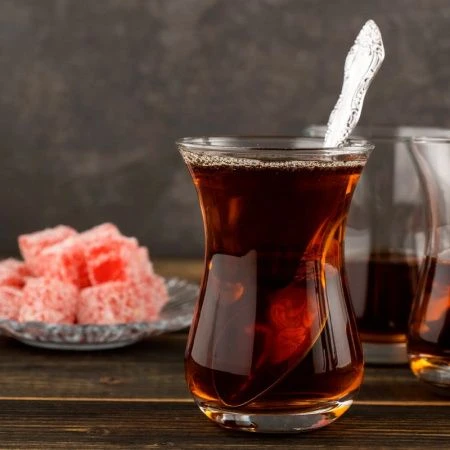 Чайный набор 6пр стекло ЧАЙ И КОФЕ на 6 персон 160мл (8)