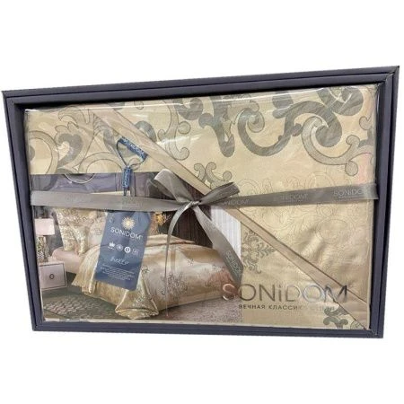 КПБ 2сп сатин-жаккард с европрост. (под.180*215+/-3, пр.230*250+/-3, нав.50*70*2/70*70*2) №15