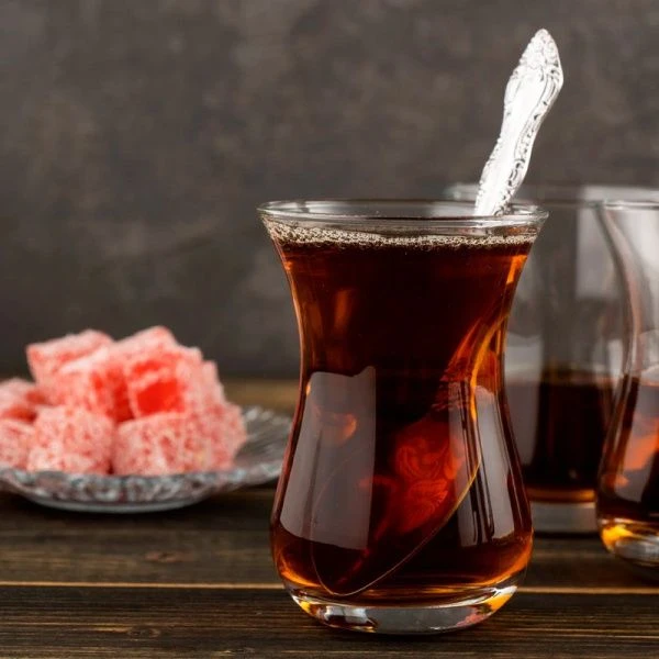 Чайный набор 6пр стекло ЧАЙ И КОФЕ на 6 персон 160мл (8)