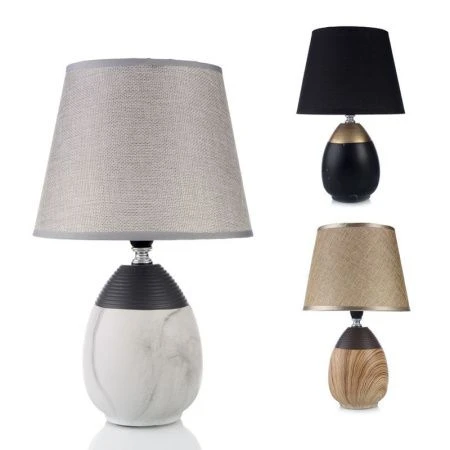 Лампа настольная с абажуром 32см керамика Е14 KW19060 (24)