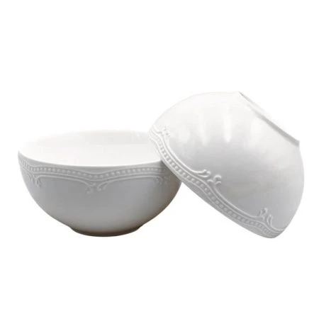 Салатник 600мл 14*7см фарфор White Ornaments (6)