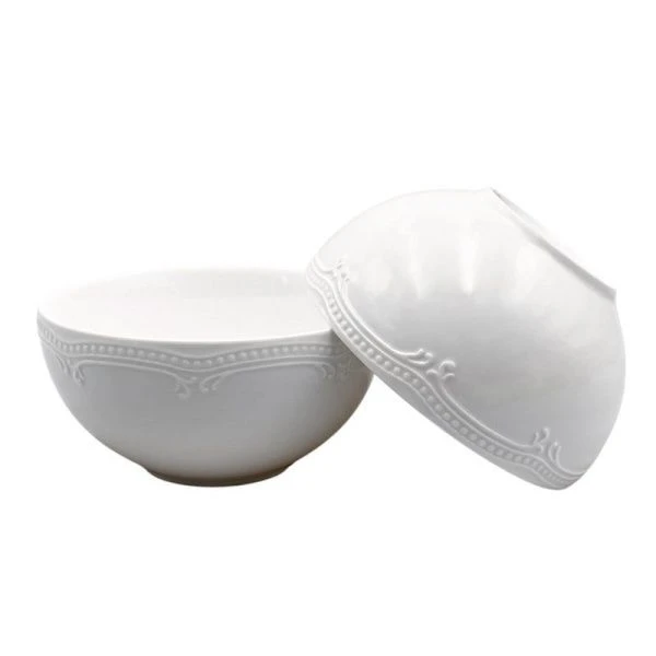 Салатник 600мл 14*7см фарфор White Ornaments (6)