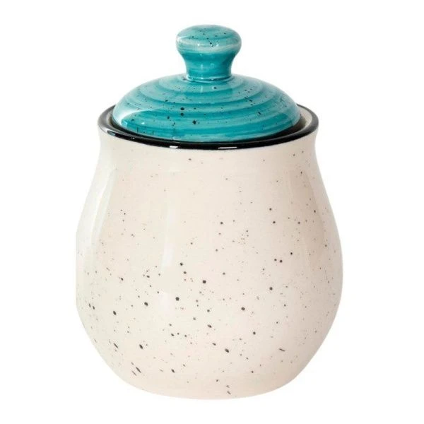 Сахарница 270мл керамика Аэрография МЯТНЫЙ БРИЗ (48)