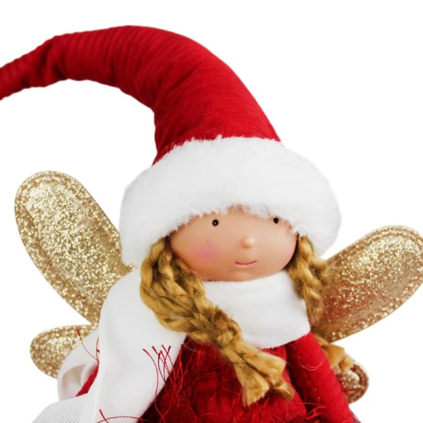 Фигурка новогодняя ФЕЯ 44*18*15см текстиль JC-16803 (56)