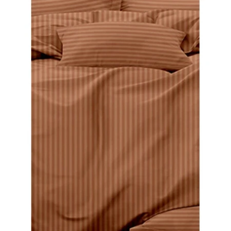 Пододеяльник 2сп сатин-страйп LeSonnet ореховый ВЫВОД