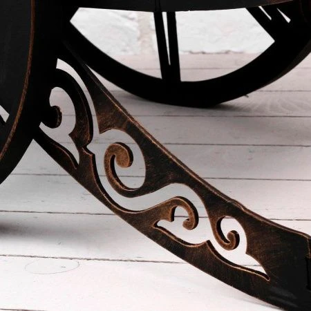 Дровница Пушка сталь 63*35*40см (1)