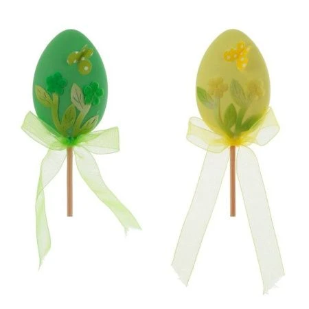 Стикер пасхальный Яйцо пасхальное 4,5*2,5*24,5см, 2 вида (12/960)