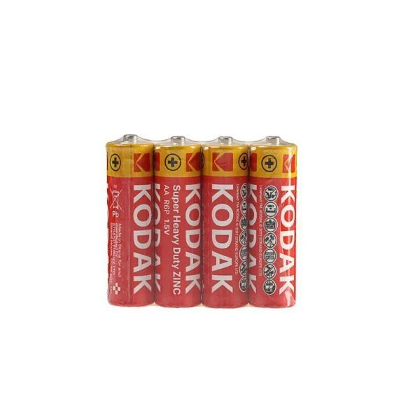 Батарейки набор 4шт Kodak SUPER HEAVY DUTY Zinc [KAAHZ 4S] R6-4S (60)