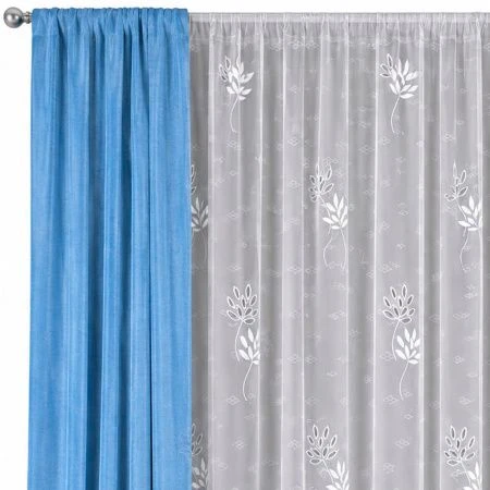 Комплект штор для гостиной (тюль 500*250см, портьеры 4шт. 250*250см)