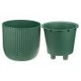 Кашпо 7,8л 280мм пластик РАМОНА со вставкой нефритовый (1)