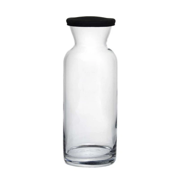 Декантер 1,26л стекло ВИЛЛАЖ с черной силиконовой крышкой (6)