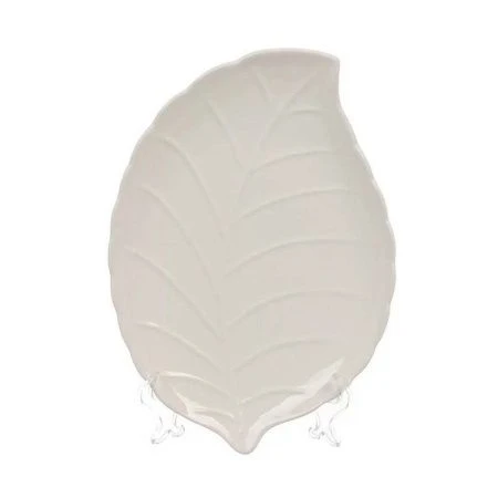 Тарелка обеденная фарфор Native в форме листа 27,7*20,5*2,5 см