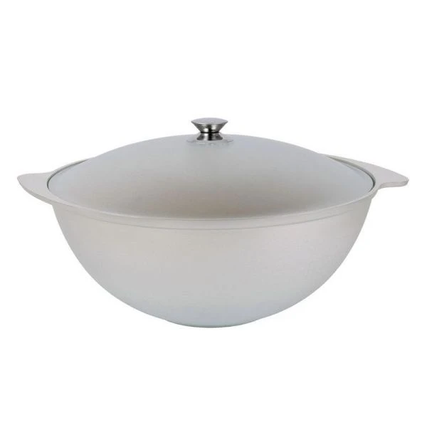 Казан для плова 3,5л алюминий крышкой (6)