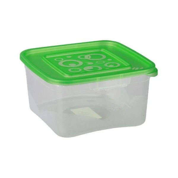 Контейнер пищевой 1л пластик квадратный (30)