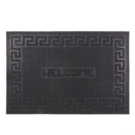 Коврик придверный 40*60см резина Welcome черный (20)