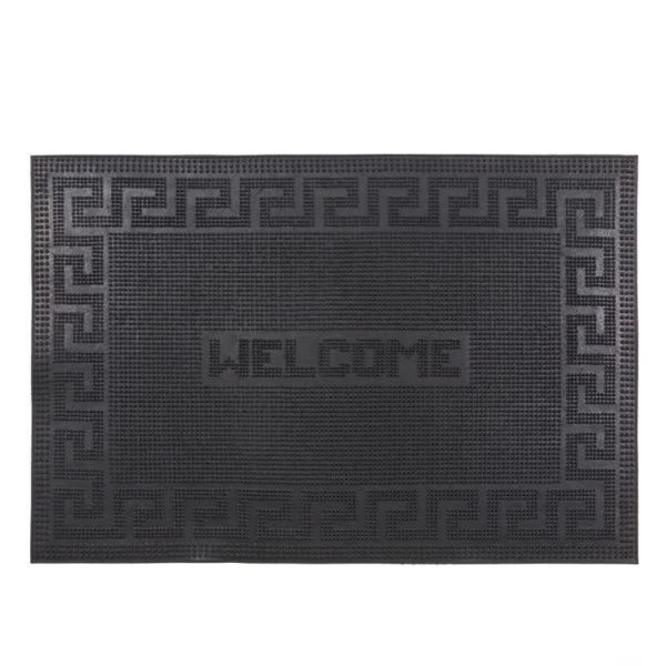 Коврик придверный 40*60см резина Welcome черный (20)