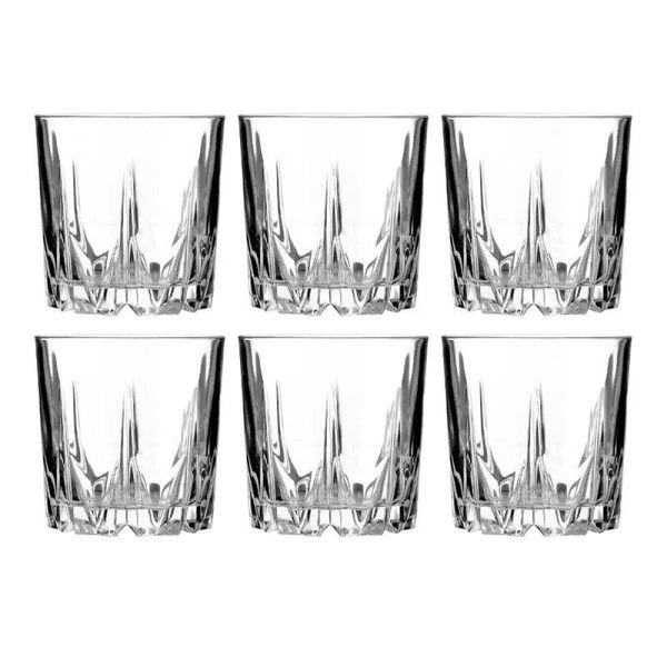 Стаканы для виски набор 6шт 300мл стекло КАРАТ (8)