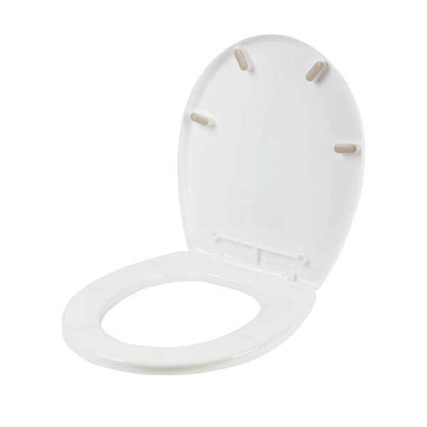 Сиденье на унитаз 41,9*36,3*4,5см пластик Regular белое облако (17)